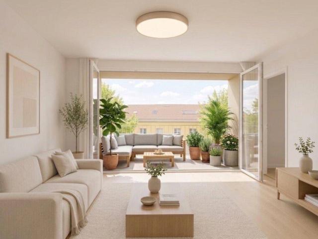 Lichtdurchflutete 2 Zimmer Wohnung mit Loggia nahe der Alten Donau