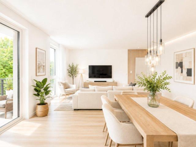 Lichtdurchflutete 3 Zimmer Dachgeschosswohnung mit großzügiger Terrasse ca. 13 m² in Grünruhelage