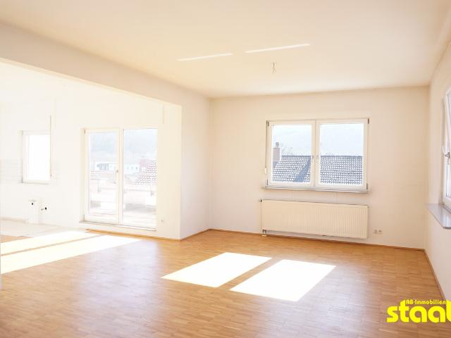 LICHTDURCHFLUTETE UND RENOVIERTE 3 ZIMMERWOHNUNG MIT DACHTERRASSE * GOLDBACH