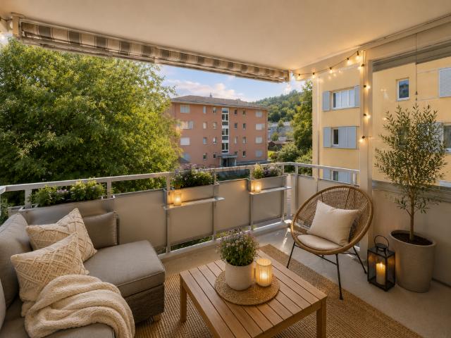 Lichtdurchflutete Wohnung mit Weitsicht an beliebter Lage in Horw zum mit gestalten!