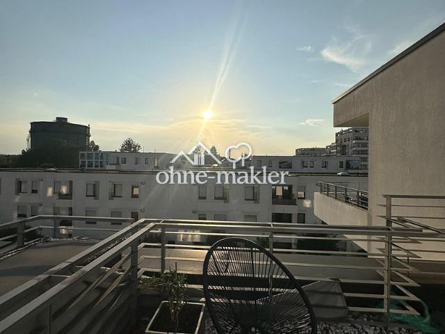 Lichtdurchflutete Wohnung mit Dachterrasse im Candis Quartier