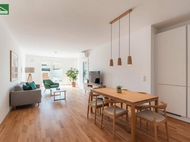 Lichtdurchflutete Erstbezugs Wohnung mit großer Hof Terrasse nahe Schönbrunn! Nahe Schönbrunn und mit inkludierter Küche!