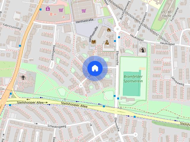 Lichtdurchflutete Etagenwohnung zur Miete in Hamburg Bramfeld Wentzel Dr