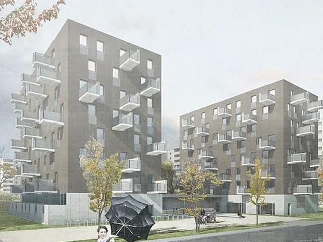 Lichtdurchflutete Neubauwohnung mit zwei Balkonen
