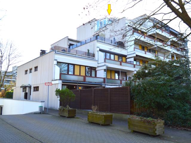 Lichtdurchflutete Penthouse Wohnung Köln Weiden,148 m² Wfl Dachterrasse, Wintergarten, Stellplatz, Aufzug!