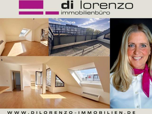 Lichtdurchflutete renovierte 3ZKD2B Dachterrasse, in zentraler Lage perfekt auch für WG