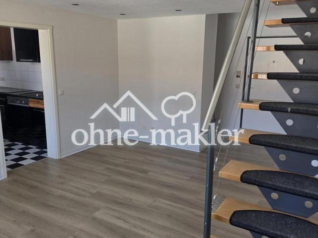 Lichtdurchflutetes 4 Zimmer Maisonette Wohnen mit Balkon und Einbauküche in Ludwigshafen
