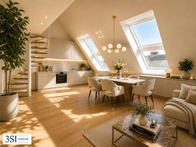 Lichtdurchflutende Dachgeschoß Maisonette Wohnung in Top Lage