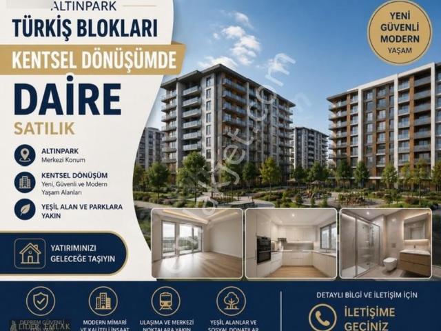 Lider Emlaktan Türkiş Blokları Kentselde Altınpark Kenar Satılık