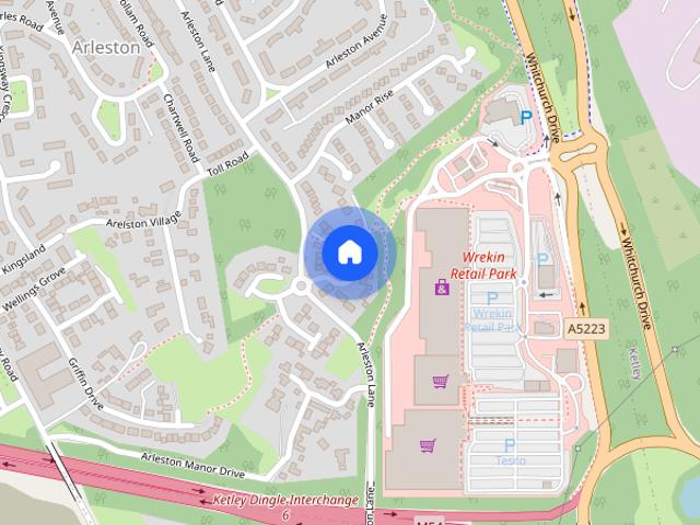 Lidgates Green, Arleston, TF1