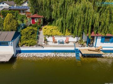 LIEBEVOLL GEPFLEGTES TRAUMHAUS AM SEE MIT KAMIN  SEETERRASSE, SOMMERHÄUSCHEN AM WASSERUND GARAGE