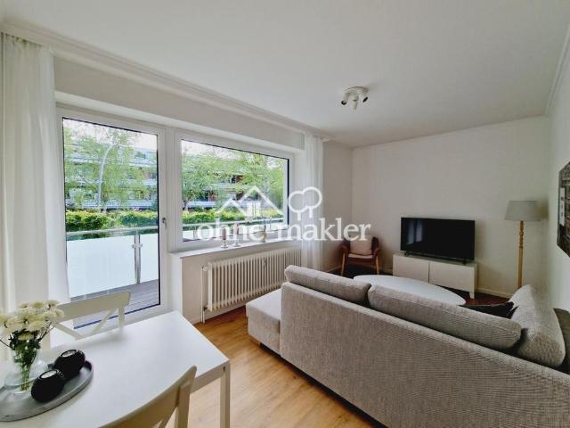 Liebevoll möblierte 2 Zimmer Wohnung mit Balkon ab sofort