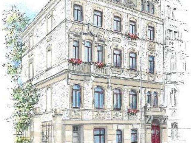 Liebknechtstr. 58, Wohnung 4 ~~~ Einbauküche, Balkon, Bad mit Dusche, Abstellraum, Haus mit Aufzug