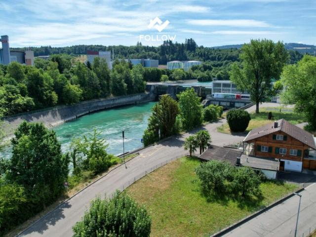 Liebhaberobjekt an absoluter Premiumlage: Chalet mit grossem Grundstück direkt an der Aare