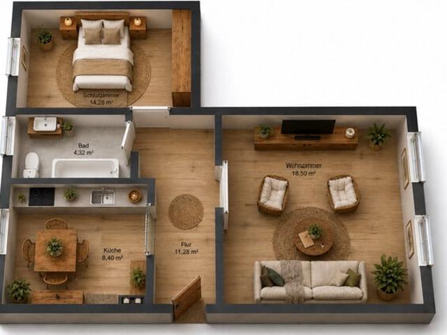 Singlewohnung in Tosters