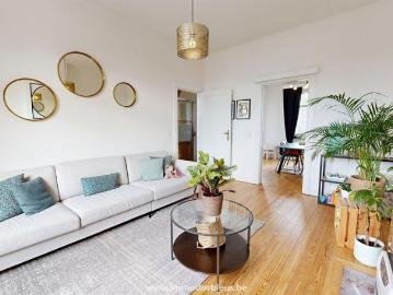 LIÈGE – COINTE – Très beau duplex 2 chambres + cave Loyer: 975,00 € / mois