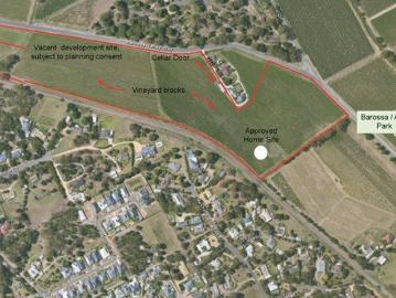 Lifestyle Vineyard Property of 13.8 Ha* with Approved Home Site
