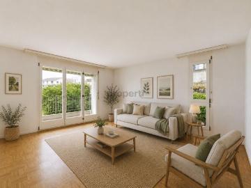 Light and family friendly 4.5 room apartment in a quiet location in Winikon