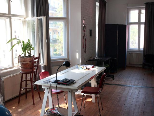 Light Filled Corner Altbau with Home Office Space in Neukölln, Berlin Amsterdam Apartments for Rent