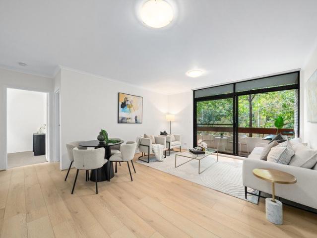 Light filled apartment with leafy outlook