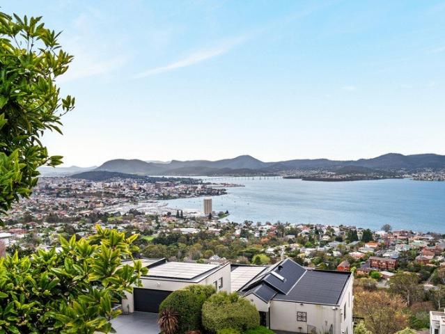 Light filled home with panoramic water views