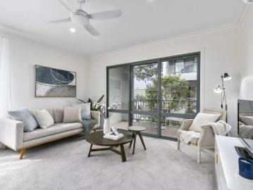 Light filled, modern apartment
