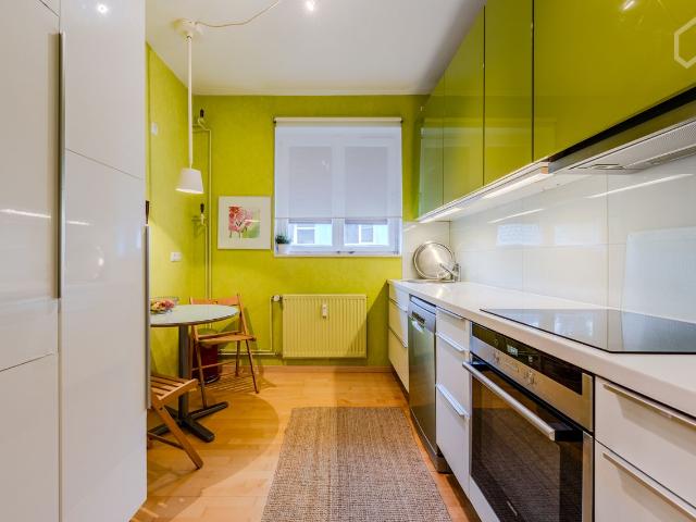 Light filled, quiet apartment in Lichterfelde near Benjamin Franklin Hospital. Also nearby is the Free University Berlin Amsterdam Apartments for Rent
