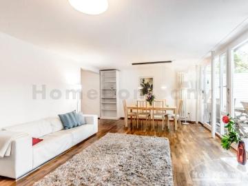 Light flooded furnished 5 room flat on 2 floors in a fantastic location in Solln