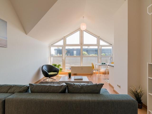 ☀️Light rooftop apartment in Prenzlauer Berg, Scandinavian Quarter, Berlin Amsterdam Apartments for Rent