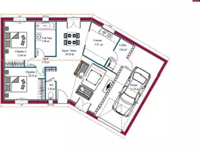 Lignan de Bazas 33430 Programme neuf maison neuf à vendre 4 pièces