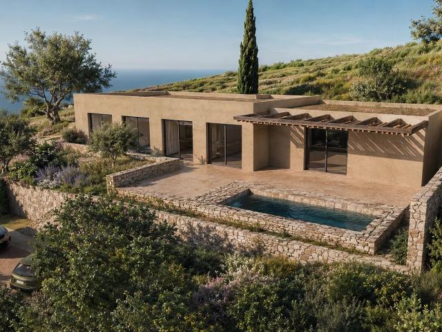 L'Ile Rousse Villa neuve T5 avec piscine vue panoramique