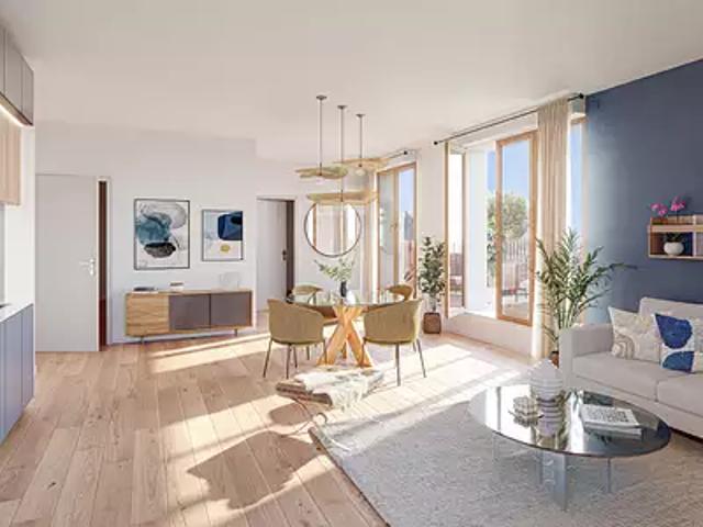 Lille 59000 Programme neuf appartement neuf à vendre t2 LMNP HQE NF