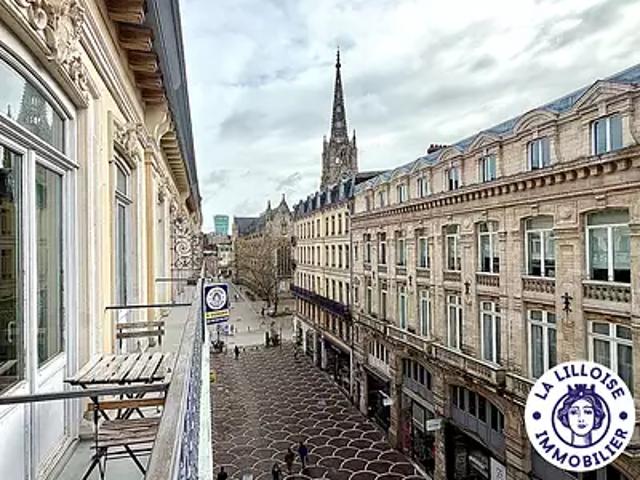 Lille 59800 Achat / Vente appartement 4 pièces t4 au dernier étage
