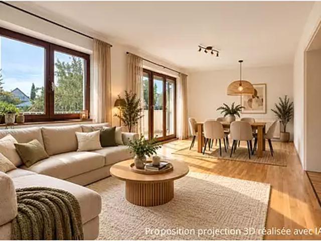 Lipsheim 67640 Achat / Vente appartement 3 pièces t3 cave balcon