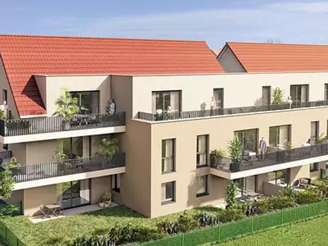 Lipsheim 67640 Programme neuf appartement neuf à vendre t2 PTZ
