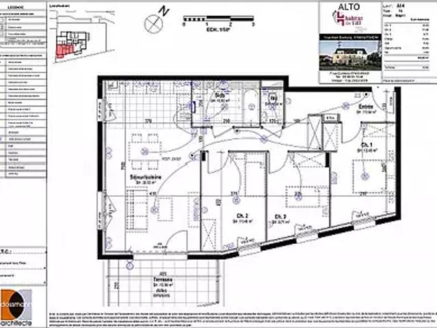 Lipsheim 67640 Programme neuf appartement neuf à vendre t3