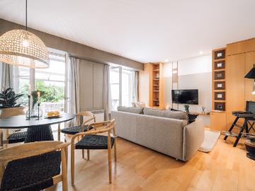 Lisas 1 bedroom and terrace in the Louvre district, Paris Amsterdam Apartments for Rent