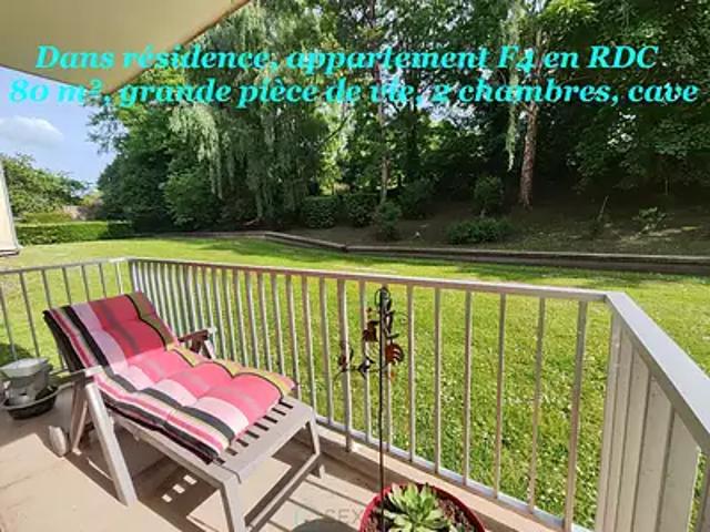 Lisieux 14100 Achat / Vente appartement 4 pièces t4 au dernier étage balcon