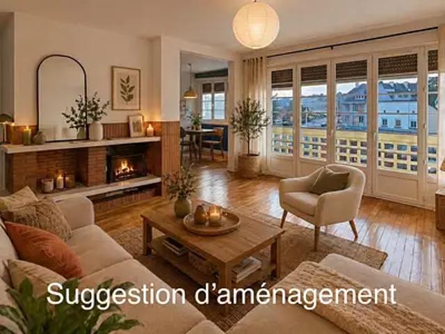 Lisieux 14100 Achat / Vente appartement 5 pièces t5
