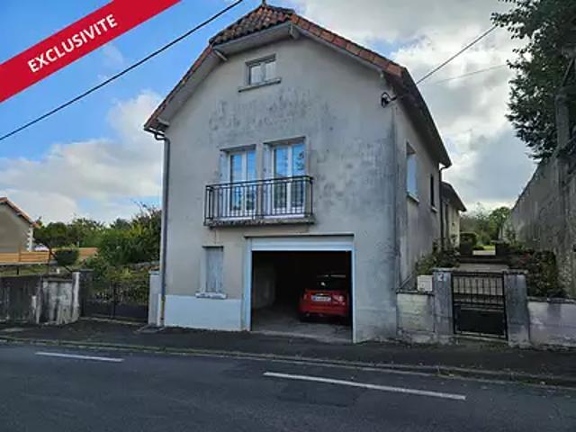 L'Isle Jourdain 86150 Achat / Vente maison 5 pièces t5 au dernier étage terrasse
