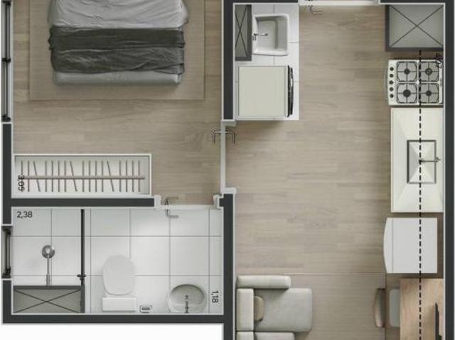Livus Cupecê | Construtora Livus | Construção | 24 Metros | Studios sem Varanda e Vaga