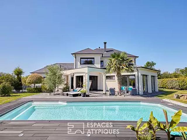 Livarot Pays d'Auge 14140 Achat / Vente maison 6 pièces t6 piscine terrasse