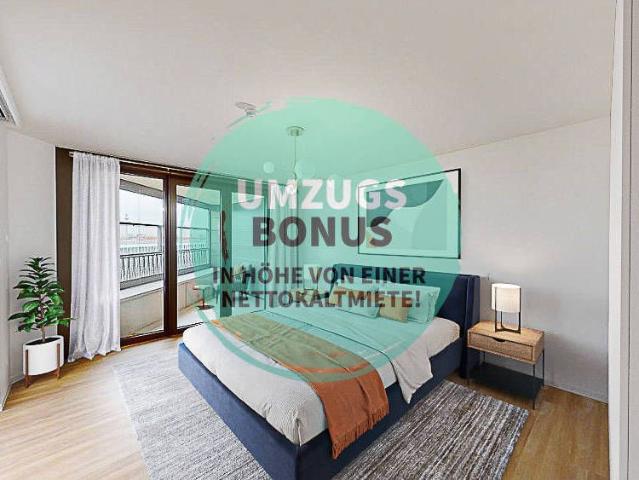 Live Modern, Live Central Stilvolles 2 Raum Apartment mit Loggia im ikonischen Spring Tower