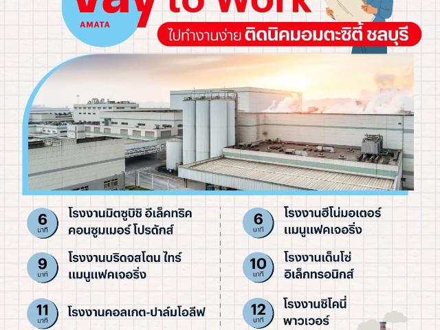 Live or Invest! Vay Amata Chonburi, just 1 min to Amata City 061 6161426 /065 4496 LINE: @wsrcondo