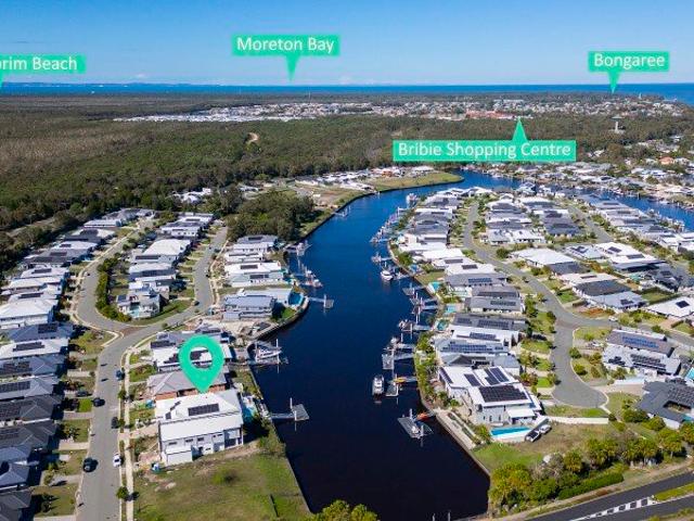 Live the ultimate indoor/outdoor lifestyle in luxurious Bribie waterfront home