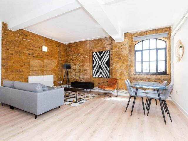 Live/work apartment with loft style features