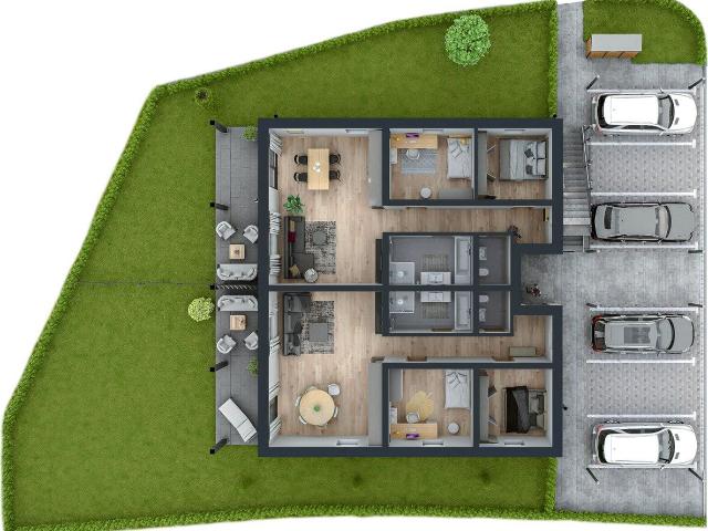 Livin Deluxe Klopeiner See I Schlüsselfertige Wohnung mit Großem Privatgarten