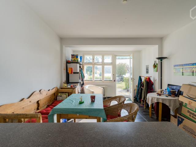 Living directly on the waterfront with a magnificent view and with our own jetty