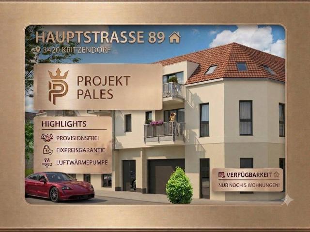 Living in KRITZENDORF + NUR noch 5 Wohnungen
