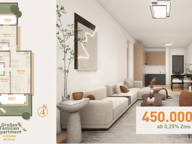 Living Sanddorn Luxuriöser Erstbezug in Top Lage mit Fördermöglichkeit und Wellnesscenter